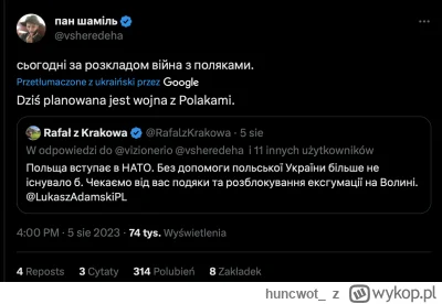 huncwot_ - Z cyklu kogo warto obesrwowac na Twitterze 
Rafał z Krakowa, który podaje ...