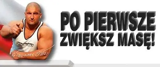 Saprofit - @Dawid-01100: 
Jak wyżej - Ty po prostu nie masz mięśni, to nic dziwnego, ...