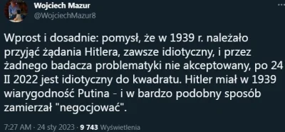 IdillaMZ - Problem z zychowszczyzną jest taki, że Zychowicz jak Korwin niczego się ni...
