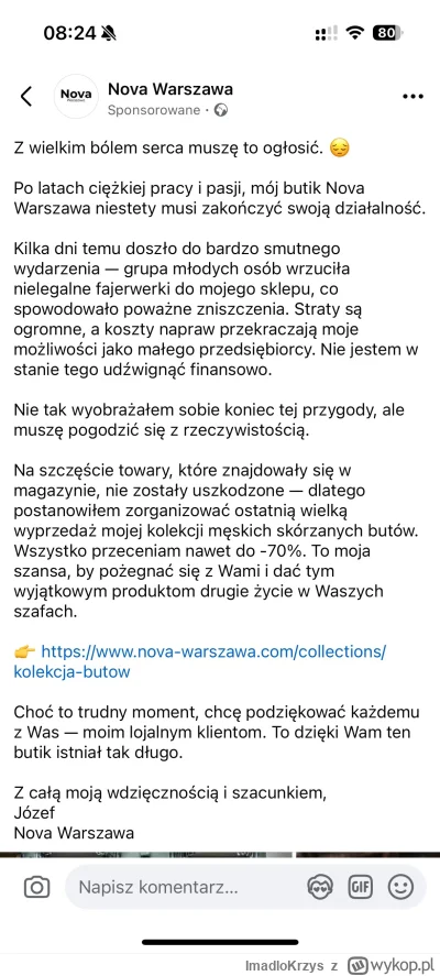 ImadloKrzys - Dzisiaj to do kumpla wysłałem że wchodzimy na nowy poziom reklamy.