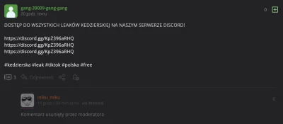 kingcel - brawo @Moderacja brawo dla was

spam wisi, komentarz usunięty bo zawierał b...