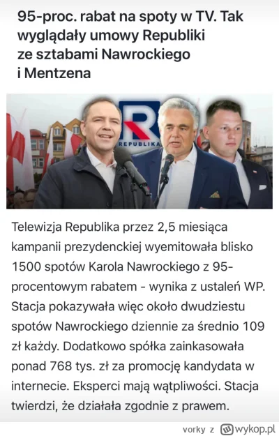 vorky - Za taki rabat to aż żal nie skorzystać ( ͡° ͜ʖ ͡°)

#polityka #tvrepublika #p...