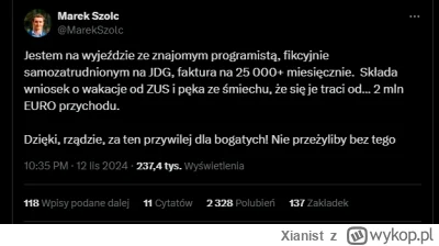 Xianist - Kwintesencją Polski jest deweloper na dopłatach, landord wynajmujący wam mi...