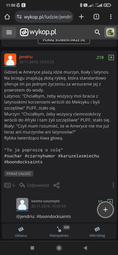 JanDzbanPL - Użytkownik @jendriu jest rasistą a zesrał się do innych użytkowników o r...