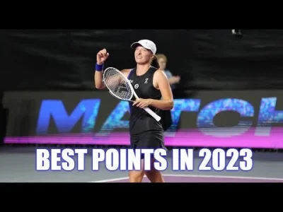 Madziol127 - Najlepsze akcje Igi w 2023! 
#tenis #sport