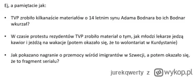 jurekqwerty - Przypominam, że przez całą poprzednią kadencję PO, w TVP miał swój prog...