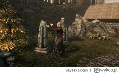 Szyszkalogin - #skyrszin Kapłan modli się do kamienia