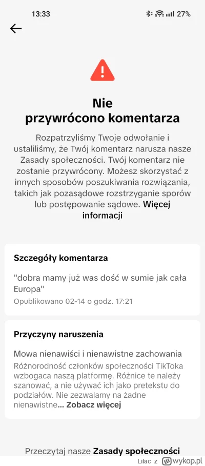 Lilac - @NiebieskiWStringach: ale to moja wina że ograniczona liczba znaków jest do p...