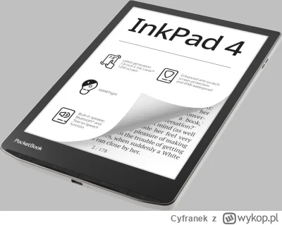 Cyfranek - PocketBook wprowadzi następcę modelu InkPad 3. Znamy już parametry technic...