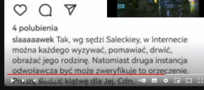 bezpravkano207 - #kononowicz Nowak na insta grozi sędzinie z Bielska klątwą bo nie po...