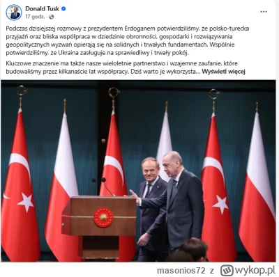 masonios72 - Czy nastąpił już update poglądów i teraz Turcja jest spoko?
Przypominam,...