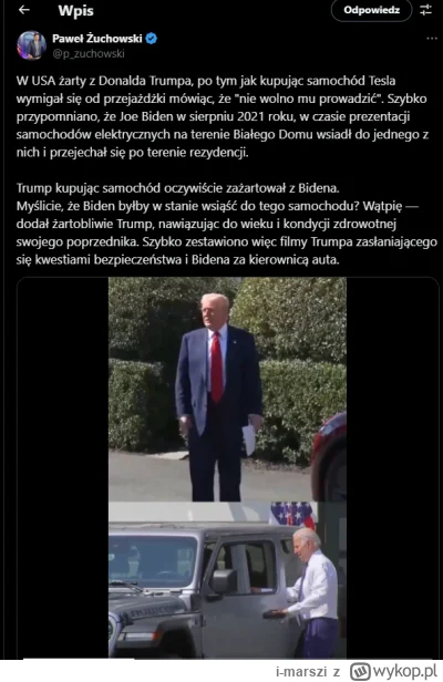 i-marszi - #polityka #heheszki #trump #musk #bekazpisu #bekazkonfederacji #bekazprawa...