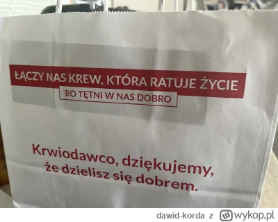 dawid-korda - 171 060 - 450 = 170 610
Data donacji - 17.04.2025
Rodzaj donacji - krew...