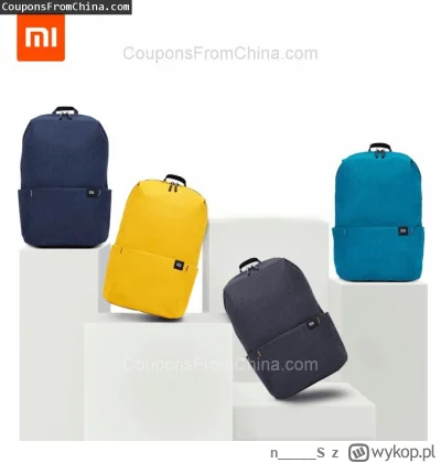 n____S - ❗ Xiaomi Trendy Solid Color 10L Backpack
〽️ Cena: 6.27 USD
➡️ Sklep: Aliexpr...