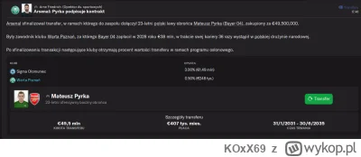 KOxX69 - Ma ktoś pomysł dlaczego mimo klauzuli 40% od zysku z następnego transferu do...