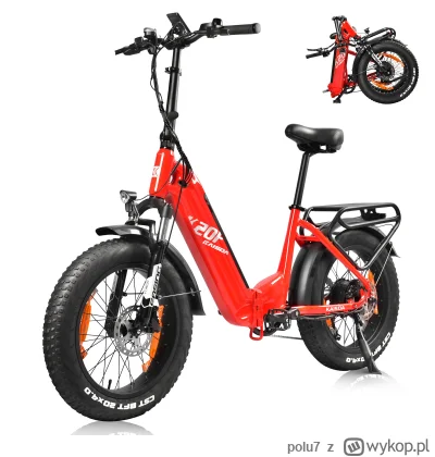 polu7 - Wysyłka z Europy.

[EU-CZ] KAISDA K20F Electric Bike 36V 25Ah 350W 20x4.0inch...