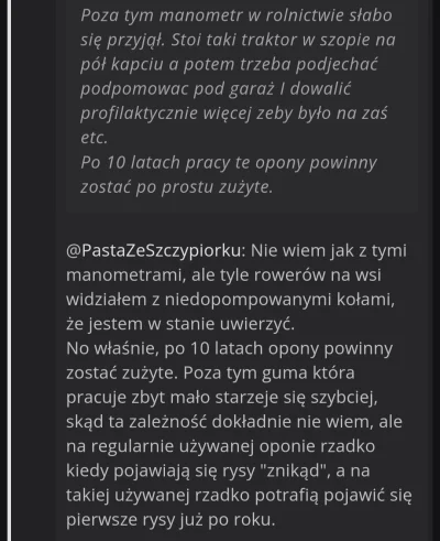 rolnik_wykopowy - Dbajcie agromirki o swoje gumy, hehe, bo niedopompowane koła w rowe...