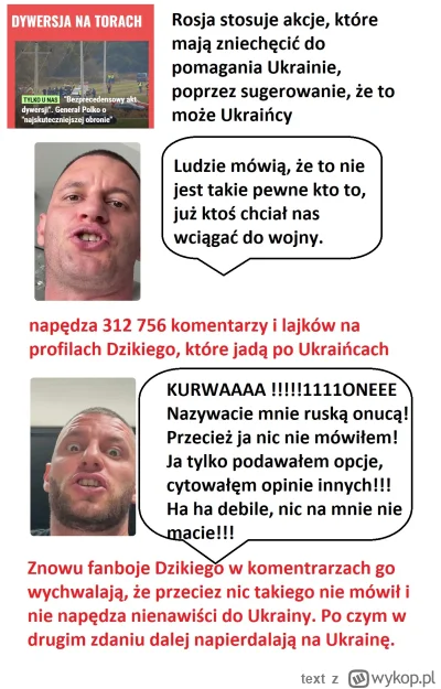 text - >Ja p------e ( ͡° ʖ̯ ͡°)
@TheSznikers: 
Wczoraj czekałem kto pierwszy Dziki cz...