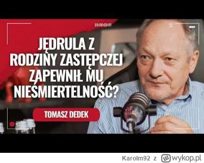 Karolm92 - Nie wiem, mam na liście do obejrzenia wywiad z nim ;)