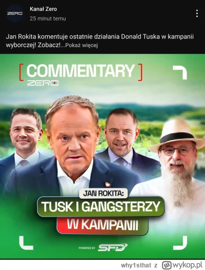 why1sthat - Kanal zero nagral PIATY film na temat murana i tuska XDDD
Na 5 afer batyr...