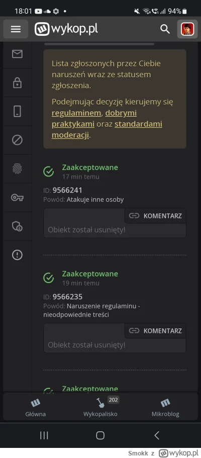 Smokk - @HAL__9000: Następnym razem się zastanowisz zanim znów kogoś obrazisz. Natali...