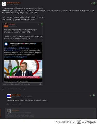 Kryspin013 - >@Kryspin013: pisiorki też swoje dołożyły!

@qyk: chciałem to przeczytać...