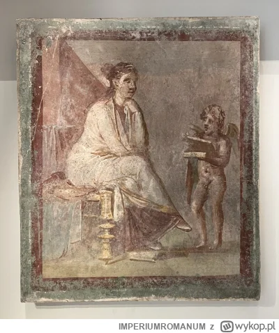 IMPERIUMROMANUM - Fresk przedstawiający kobietę z Amorem

Fresk przedstawiający kobie...