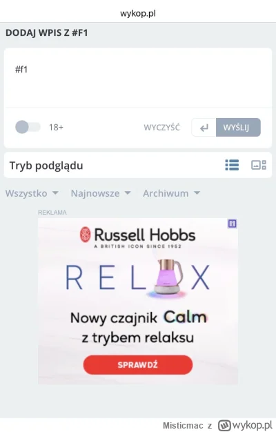 Misticmac - #f1 @koralowiecc kup