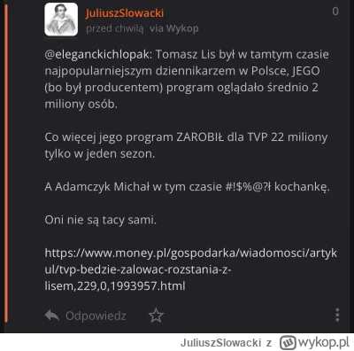 JuliuszSlowacki - @stan-tookie-1: co ty bredzisz? Lis tylko za dwa sezony swojego pro...