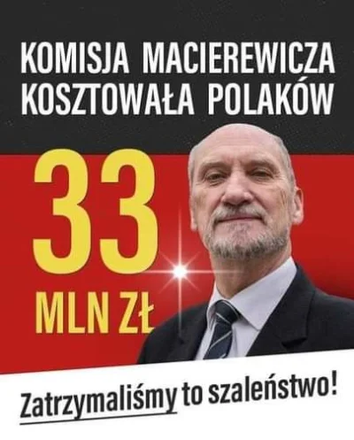 Trado - @Grzesiok: I odebrać 12,5 mln zł, które wydał na pensje dla członków pseudo-k...