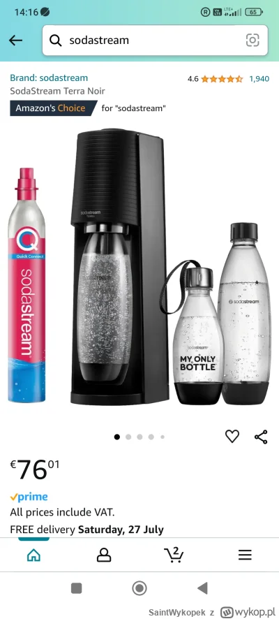 SaintWykopek - Czy ten SodaStream jest w jakikolwiek sposób opłacalny?
#sodastream #p...