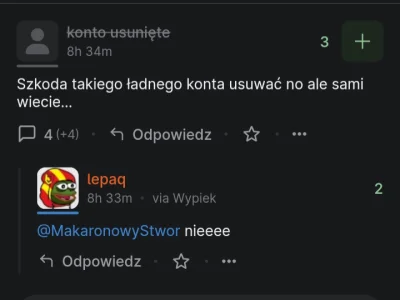 lepaq - Straciłem obserwującego i towarzysza nocnej 
(╯︵╰,) 
#przegryw