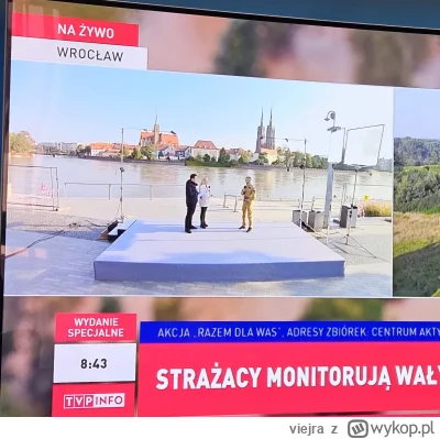 viejra - Telewizja sobie robi coraz wieksze medialne show na tej powodzi. We #wroclaw...