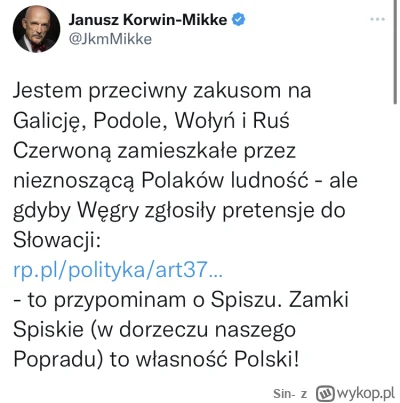 Sin- - Jeszcze chyba Janusz nie dokonywał rozbioru Słowacji nie?

Źródło: https://twi...