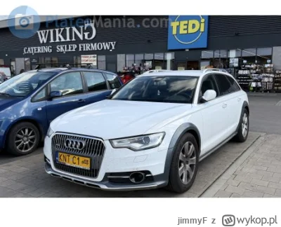 jimmyF - #motoryzacja 
jechalem dzis za w miare nowym audi a6, ktore mialo blachy zab...