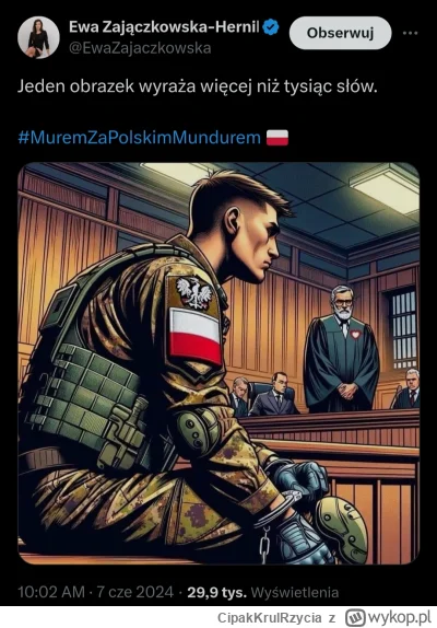 CipakKrulRzycia - #ewazajaczkowska #bekazkonfederacji #polityka #wojsko #granica Tyle...
