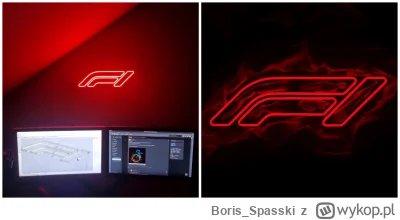 Boris_Spasski - Cześć!
Tak jak obiecałem kilku mirkom z tagu #f1 wjeżdża neon z logo ...
