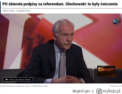 MajkiFajki - A pamiętacie referendum i podpisy za 4x tak??