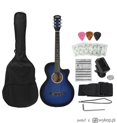 polu7 - Wysyłka z Polski.

[EU-PL] Zebra 38 Inch Classical Guitar Kit With 6 Strings ...