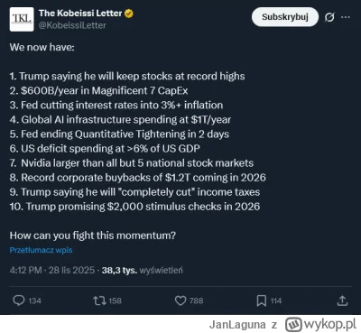 JanLaguna - ( ͡° ͜ʖ ͡°)
#gielda