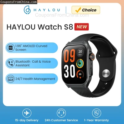 n____S - ❗ HAYLOU Watch S8 Smart Watch
〽️ Cena: 28.56 USD (dotąd najniższa w historii...