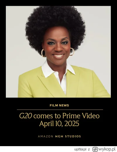 upflixpl - "G20" | Prime Video ujawnia datę premiery thrillera akcji z Violą Davis w ...