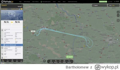 Bartholomew - #lotnictwo #flightradar #samoloty

Cały dzień się tak kręci. Odrzutowy....