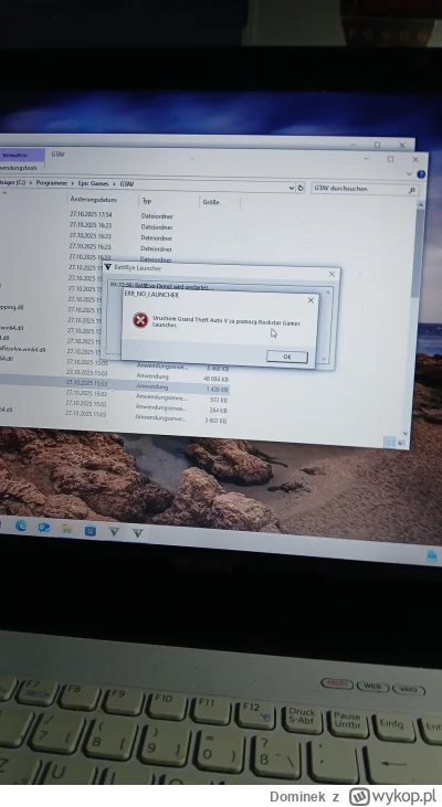 Dominek - K---a mam dość, od 3h próbuje odpalic #gtav i nie umiem przez te j----e lun...