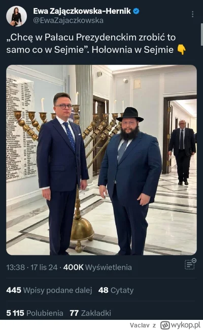 Vaclav - #holownia #zymianie #polityka #niewolnictwo #heheszki #konfederacja