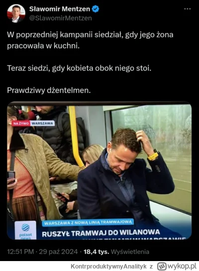 KontrproduktywnyAnalityk - Cuckoldzikowi z cockfederacji przeszkadza że kobieta stoi,...