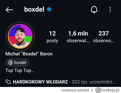 mateusz-st2468 - Trochę to wygląda jakby boxdel przekrzykiwał się z Sylwkiem kto więc...