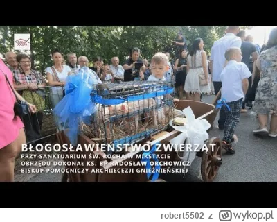 robert5502 - Obrzęd święcenia zwierząt PRZY SANKTUARIUM ŚW. ROCHA W MIKSTACIE #polska...