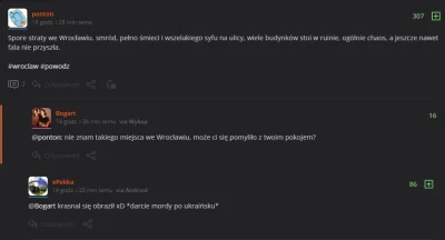 Bogart - Lol, odpowiedziałem na wpis żarcikiem i mimo iż serio uważam, że #wroclaw to...