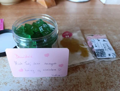 ryoku88 - #przegryw będą dziś testowane żelki dla jego wieczorem. Ale miła kartka od ...